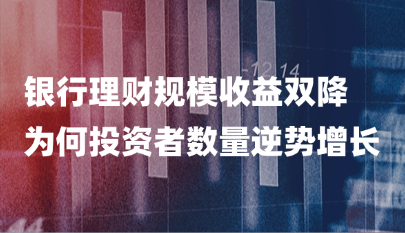 银行理财规模收益双降，为何投资者数量逆势增长